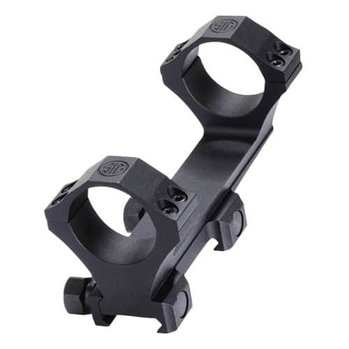 Sig Sauer Electro-Optics SOA20013 Alpha2 1-Pc Base & 34mm Ring Combo with 45 MOA For MSR Rifle Black Matte Anodized Finish 6061-T6 Aluminum Sig Sauer Electro-Optics SOA20013 Alpha2 1-Pc Base & 34mm Ring Combo with 45 MOA For MSR Rifle Black Matte Anodized Finish 6061-T6 Aluminum