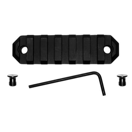 GrovTec US Inc 3 Inch 7 Slot Keymod Rail, Black Anodized - GTSW228 GrovTec US Inc 3 Inch 7 Slot Keymod Rail, Black Anodized - GTSW228