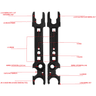 TacFire TL022 Combo Wrench for AR15/AR10 Steel Black TacFire TL022 Combo Wrench for AR15/AR10 Steel Black