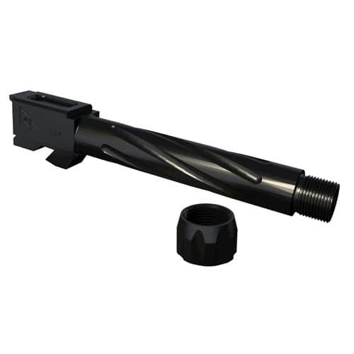 RIVAL ARMS RA20G412A Threaded Conversion Barrel Compatible with Glock 22 9mm Luber 416 Stainless Steel Black PVD RIVAL ARMS RA20G412A Threaded Conversion Barrel Compatible with Glock 22 9mm Luber 416 Stainless Steel Black PVD