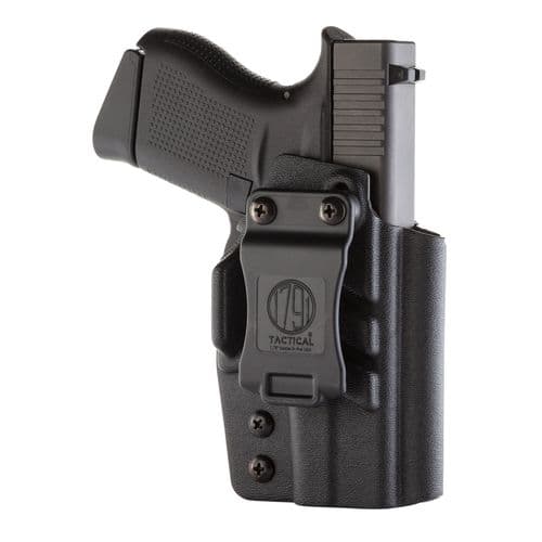 1791 Gunleather TACIWBGLOCK43BLKR Tactical Kydex IWB Fits Glock 43 Kydex Black 1791 Gunleather TACIWBGLOCK43BLKR Tactical Kydex IWB Fits Glock 43 Kydex Black