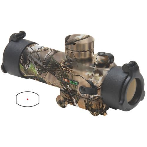 Truglo TG8030GA Gobble Stopper 1x 30mm Obj 3 MOA Illuminated Red/Green Dot Realtree APG CR2032 Lithium Truglo TG8030GA Gobble Stopper 1x 30mm Obj 3 MOA Illuminated Red/Green Dot Realtree APG CR2032 Lithium