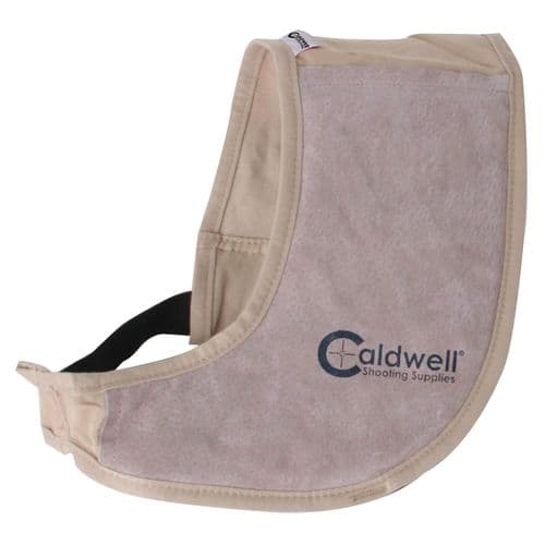Caldwell 350010 Past Field Recoil Shield Ambidextrous Tan Leather/Cloth Caldwell 350010 Past Field Recoil Shield Ambidextrous Tan Leather/Cloth