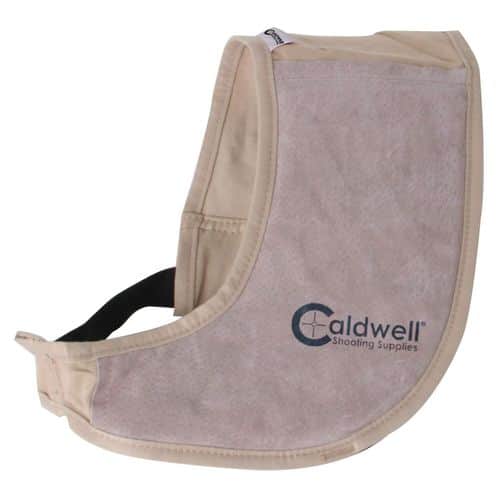 Caldwell 350010 Past Field Recoil Shield Ambidextrous Tan Leather/Cloth Caldwell 350010 Past Field Recoil Shield Ambidextrous Tan Leather/Cloth