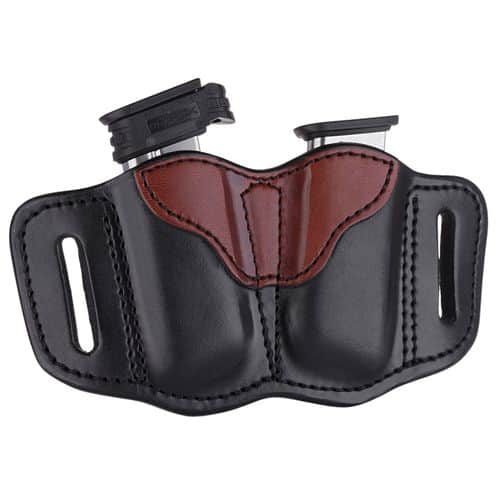 1791 Gunleather MAG21BLBA MAG2.1 Double Black/Brown Leather 1791 Gunleather MAG21BLBA MAG2.1 Double Black/Brown Leather