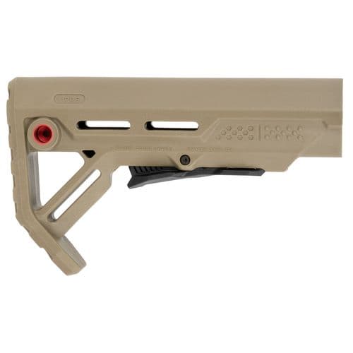 Strike VIPERESMOD1FDERD MOD1 Mil-Spec AR-15/M-16 Flat Dark Earth/Red Polymer Stock Strike VIPERESMOD1FDERD MOD1 Mil-Spec AR-15/M-16 Flat Dark Earth/Red Polymer Stock