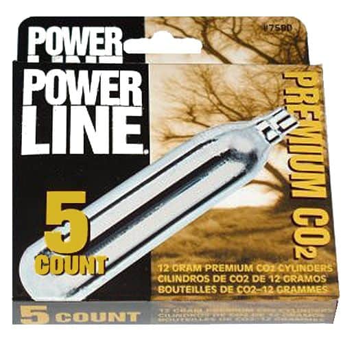 Daisy 7580 Powerline 12 gram Cartridge 5/Box Daisy 7580 Powerline 12 gram Cartridge 5/Box