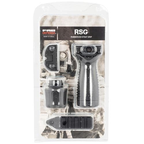 FAB Defense FX-RSGB RSG Forend Grip Polymer/Rubber Ribbed Black FAB Defense FX-RSGB RSG Forend Grip Polymer/Rubber Ribbed Black