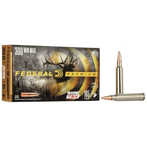 Federal P300WR Premium 300 Win Mag 165 gr Barnes Triple-Shock X 20 Bx/ 10 Cs Federal P300WR Premium 300 Win Mag 165 gr Barnes Triple-Shock X 20 Bx/ 10 Cs