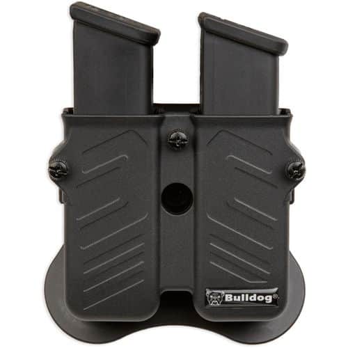 Bulldog MXM Max Multi-Fit Mag Holder OWB Black Polymer Paddle Ambidextrous Hand Bulldog MXM Max Multi-Fit Mag Holder OWB Black Polymer Paddle Ambidextrous Hand