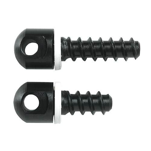 Uncle Mikes 25200 Sling Swivel Screws Black Steel Uncle Mikes 25200 Sling Swivel Screws Black Steel