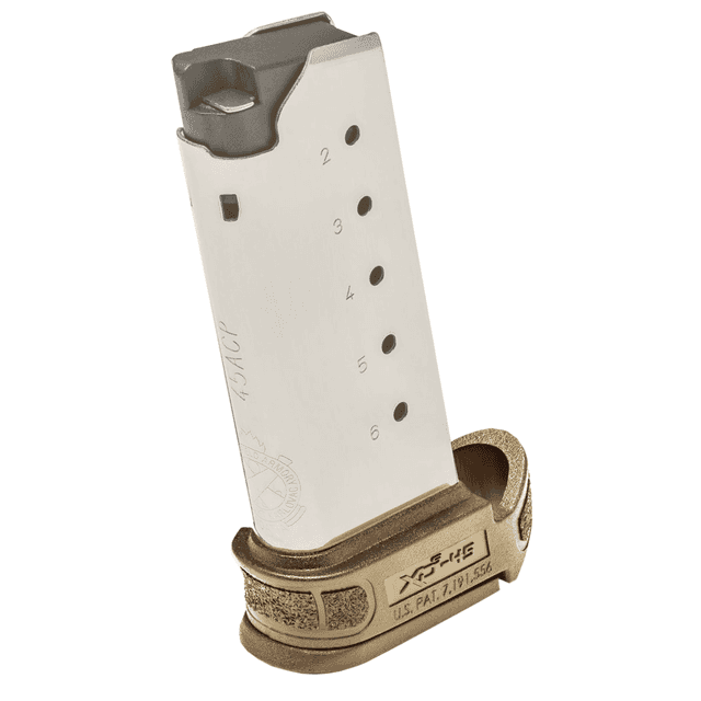 Springfield Armory XDSG5006FDE XD-S Mod2 6rd Extended 45 ACP Stainless Steel Springfield Armory XDSG5006FDE XD-S Mod2 6rd Extended 45 ACP Stainless Steel