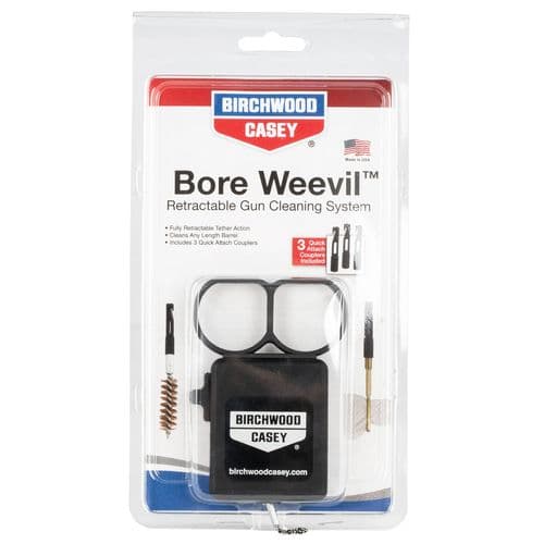 Birchwood Casey BC-41707 Bore Weevil Retractible Gun Cleaning System Multi-Caliber 8-32 Birchwood Casey BC-41707 Bore Weevil Retractible Gun Cleaning System Multi-Caliber 8-32