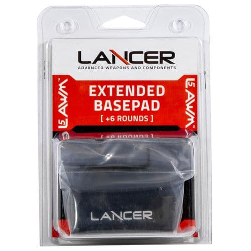 Lancer EXTBP06BLK L5AWM  Base Pad Extension 6rds Lancer EXTBP06BLK L5AWM  Base Pad Extension 6rds