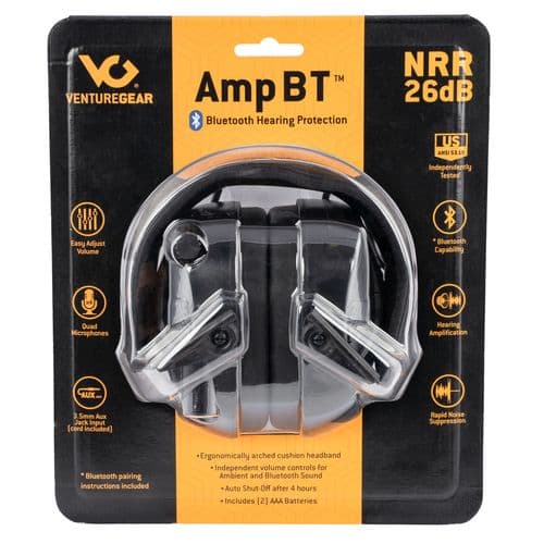 Pyramex VGPME30BT AMP BT Electronic Earmuff 26 dB Black Pyramex VGPME30BT AMP BT Electronic Earmuff 26 dB Black