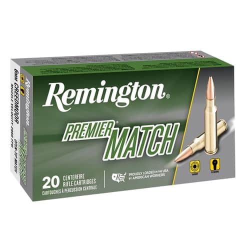 Remington Ammunition RM6CM01 Premier Match 6mm Creedmoor 112 gr Open Tip Match Boat Tail 20 Bx/ 10 Cs Remington Ammunition RM6CM01 Premier Match 6mm Creedmoor 112 gr Open Tip Match Boat Tail 20 Bx/ 10 Cs