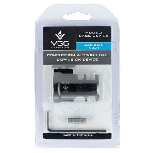 Aero Precision APVG100201 VG6 Cage 5.56 NATO/300 Blackout Recoil Reducer Black Nitride Stainless Steel Aero Precision APVG100201 VG6 Cage 5.56 NATO/300 Blackout Recoil Reducer Black Nitride Stainless Steel