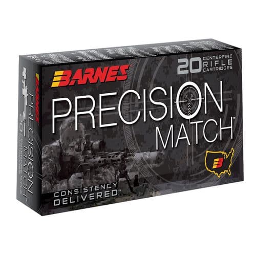 Barnes Bullets 30818 Precision Match  308 Win 175 gr OTM Boat Tail 20 Bx Barnes Bullets 30818 Precision Match  308 Win 175 gr OTM Boat Tail 20 Bx