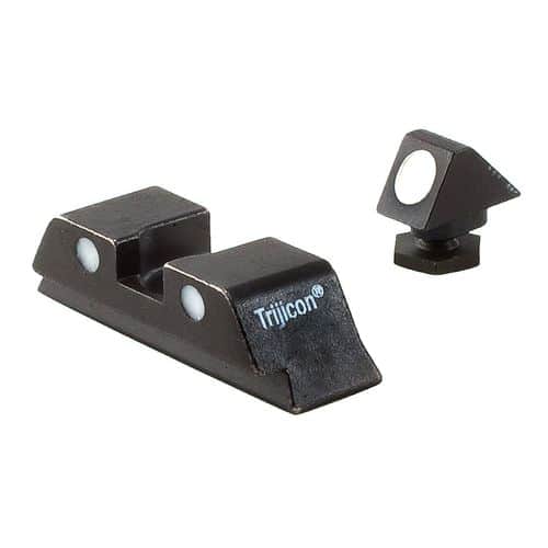 Trijicon 600234 Bright & Tough Night Sights fits Glock Steel White Front Steel White Rear Trijicon 600234 Bright & Tough Night Sights fits Glock Steel White Front Steel White Rear