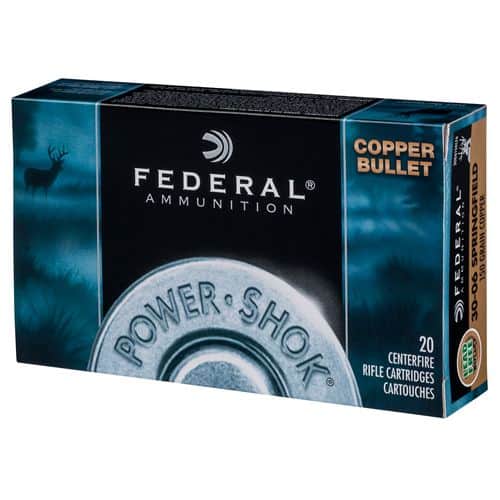 Federal 270130LFA Power-Shok 270 Win 130 gr Copper Hollow Point 20 Bx/ 10 Cs Federal 270130LFA Power-Shok 270 Win 130 gr Copper Hollow Point 20 Bx/ 10 Cs