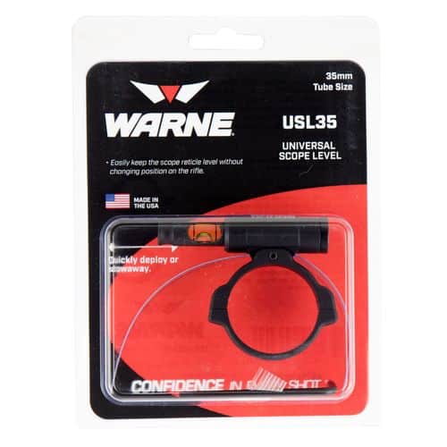Warne USL35 Universal Scope Level 35mm Aluminum Black Warne USL35 Universal Scope Level 35mm Aluminum Black