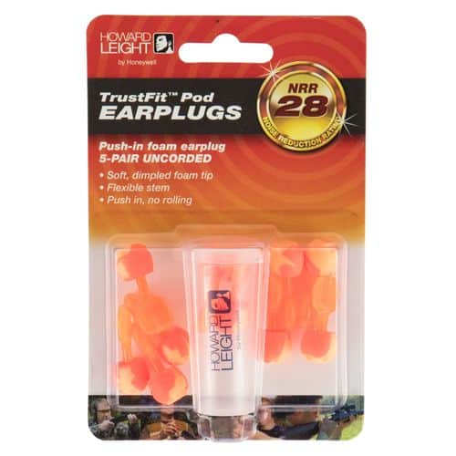 Howard Leight R02236 TrustFit Pod Earplugs Uncorded 28 dB Orange/Yellow 5 Pair Howard Leight R02236 TrustFit Pod Earplugs Uncorded 28 dB Orange/Yellow 5 Pair