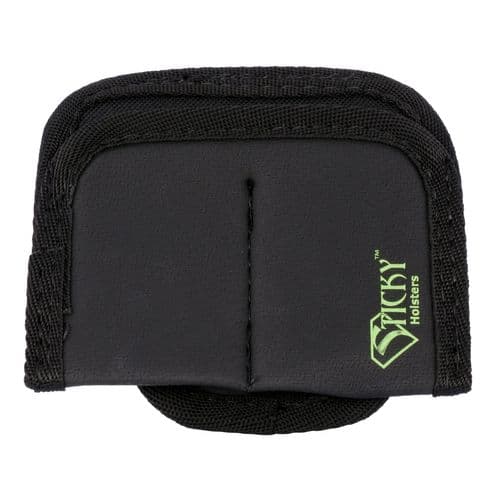 Sticky Holsters DMMP Dual Mag Pouch Double Black w/Green Logo Latex Free Synthetic Rubber Sticky Holsters DMMP Dual Mag Pouch Double Black w/Green Logo Latex Free Synthetic Rubber