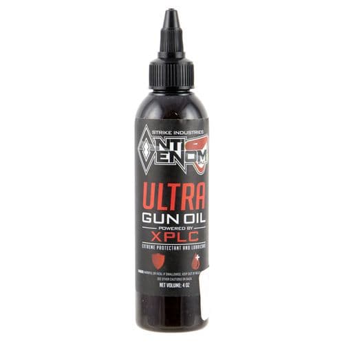 Strike VMULTRA Anti Venom Ultra Gun Oil 4 oz Squeeze Bottle Strike VMULTRA Anti Venom Ultra Gun Oil 4 oz Squeeze Bottle