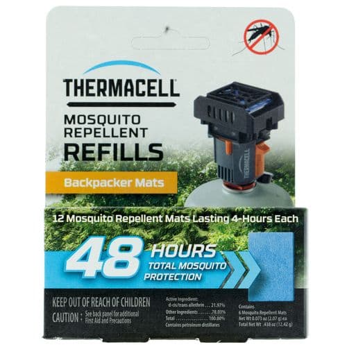 Thermacell M48 Backpack Mosquito Repeller Refill Odorless 12 Mats Thermacell M48 Backpack Mosquito Repeller Refill Odorless 12 Mats