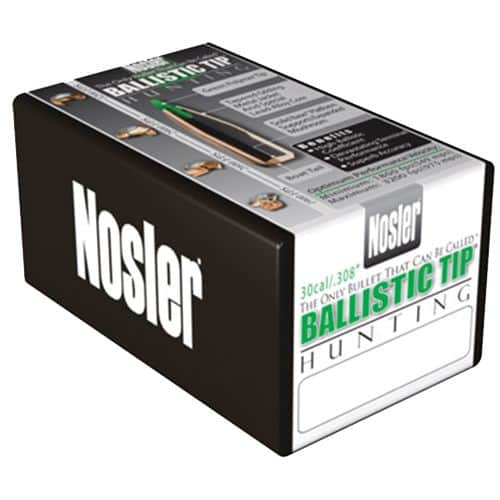 Nosler 26140 Ballistic Tip Hunting 6.5mm .264 140 GR Spitzer Point 50 Box Nosler 26140 Ballistic Tip Hunting 6.5mm .264 140 GR Spitzer Point 50 Box