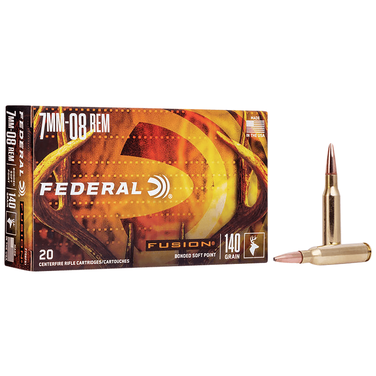 Federal F708FS1 Fusion 7mm-08 Rem 140 gr Fusion Soft Point 20 Bx/ 10 Cs Federal F708FS1 Fusion 7mm-08 Rem 140 gr Fusion Soft Point 20 Bx/ 10 Cs
