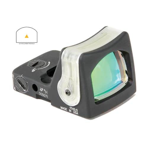 Trijicon 700053 RMR 1x 22x16mm Obj 12.9 MOA Dual Illuminated Amber Triangle Black Trijicon 700053 RMR 1x 22x16mm Obj 12.9 MOA Dual Illuminated Amber Triangle Black