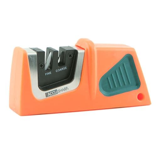 Accusharp 081C Compact Pull-Through Sharpener Diamond Tungsten Carbine Fine Orange/Green Accusharp 081C Compact Pull-Through Sharpener Diamond Tungsten Carbine Fine Orange/Green