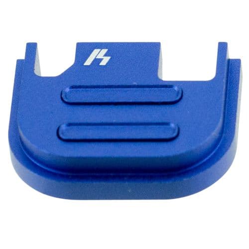 Strike GSPV2BLU V2 Slide Cover Plate for Glock 17-39 Gen1-4 Aluminum Blue Anodized Strike GSPV2BLU V2 Slide Cover Plate for Glock 17-39 Gen1-4 Aluminum Blue Anodized