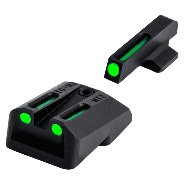 TruGlo TFO Sights, Green/Tritium/Fiber Optic Front Sight-Green/Tritium/Fiber Optic Rear Sight 1911 Officer/Commander - TG131NT4 TruGlo TFO Sights, Green/Tritium/Fiber Optic Front Sight-Green/Tritium/Fiber Optic Rear Sight 1911 Officer/Commander - TG131NT4