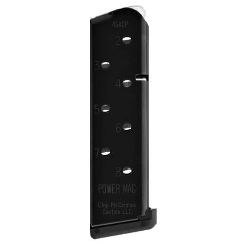 CMC Products 16150C 1911 Power Mag 45 ACP 1911 Government 10rd Black Detachable CMC Products 16150C 1911 Power Mag 45 ACP 1911 Government 10rd Black Detachable