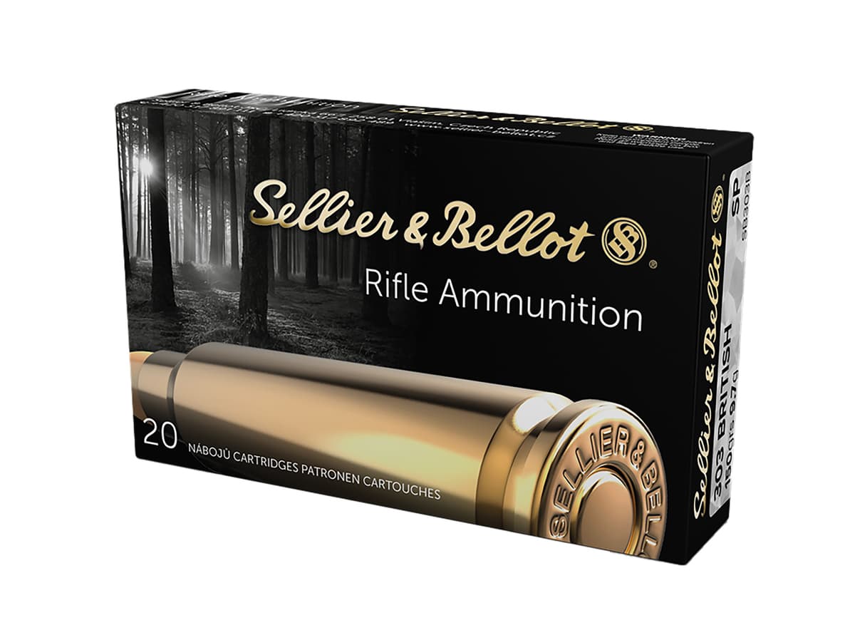 Sellier & Bellot .303 British Ammunition 20 Rounds, 150 Grain Soft Point, 2654 fps SB303B Sellier & Bellot .303 British Ammunition 20 Rounds, 150 Grain Soft Point, 2654 fps SB303B