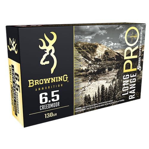 Browning Ammo B192500651 Long Range Pro 6.5 Creedmoor 130 gr Sierra MatchKing BTPT 20 Bx/ 10 Cs Browning Ammo B192500651 Long Range Pro 6.5 Creedmoor 130 gr Sierra MatchKing BTPT 20 Bx/ 10 Cs
