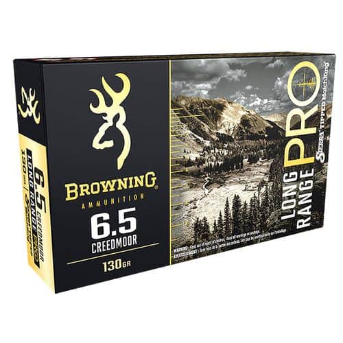 Browning Ammo B192500651 Long Range Pro 6.5 Creedmoor 130 gr Sierra MatchKing BTPT 20 Bx/ 10 Cs Browning Ammo B192500651 Long Range Pro 6.5 Creedmoor 130 gr Sierra MatchKing BTPT 20 Bx/ 10 Cs