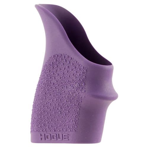 Hogue 18406 HandAll Beavertail Grip Sleeve Fits S&W Shield 9; Ruger LC9; Glock 26 Textured Rubber Purple Hogue 18406 HandAll Beavertail Grip Sleeve Fits S&W Shield 9; Ruger LC9; Glock 26 Textured Rubber Purple