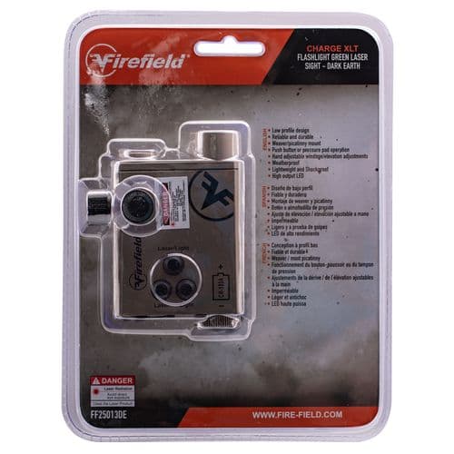 Firefield Charge XLT Flashlight w/Green Laser AR Platform Picatinny/Weaver Firefield Charge XLT Flashlight w/Green Laser AR Platform Picatinny/Weaver