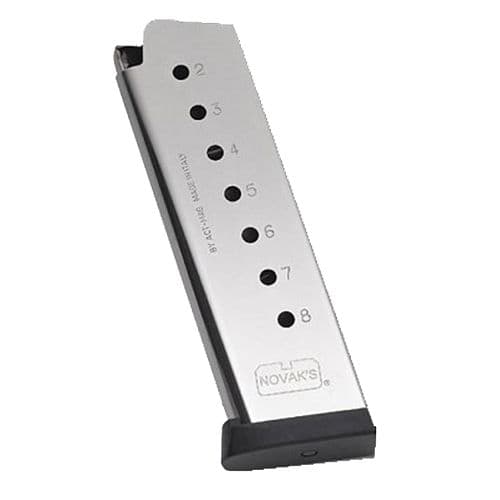 Sig Sauer MAG1911458 1911 45 ACP 8rd Silver Detachable With Exchangeable Base Sig Sauer MAG1911458 1911 45 ACP 8rd Silver Detachable With Exchangeable Base
