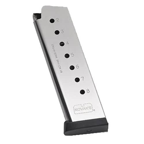 Sig Sauer MAG1911458 1911 45 ACP 8rd Silver Detachable With Exchangeable Base Sig Sauer MAG1911458 1911 45 ACP 8rd Silver Detachable With Exchangeable Base