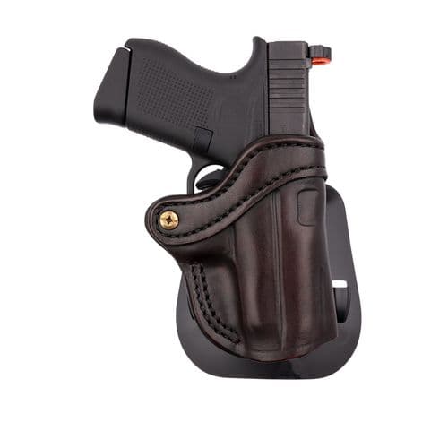 1791 Gunleather PDHCSBRR PDH Signature Brown Leather OWB Glock 42, Sig P365 Right Hand 1791 Gunleather PDHCSBRR PDH Signature Brown Leather OWB Glock 42, Sig P365 Right Hand