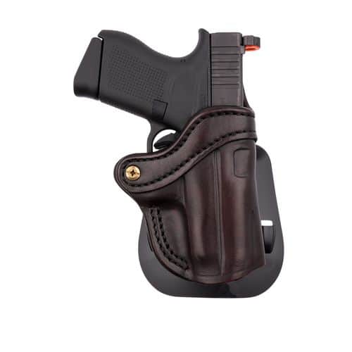 1791 Gunleather PDHCSBRR PDH Signature Brown Leather OWB Glock 42, Sig P365 Right Hand 1791 Gunleather PDHCSBRR PDH Signature Brown Leather OWB Glock 42, Sig P365 Right Hand