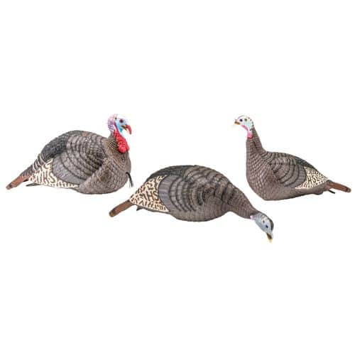 Hunters Specialties 100006 Strut-Lite Flock Turkey Decoy 3 Pack Hunters Specialties 100006 Strut-Lite Flock Turkey Decoy 3 Pack