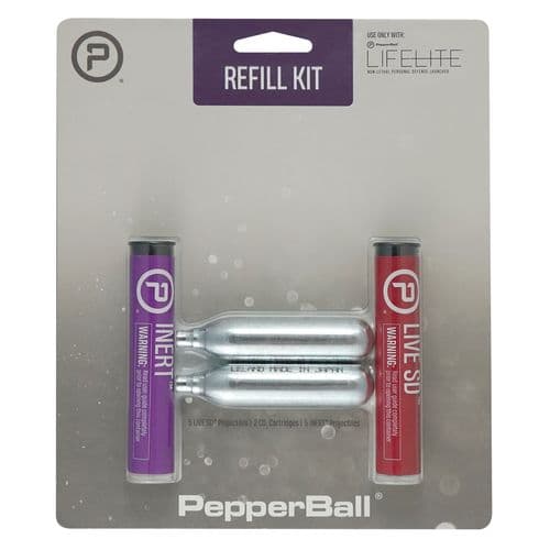 UTS/PEPPERBALL 970010178 LifeLite Refill Kit Includes Practice Projectile/SD PepperBall Projectile/2 CO2 Cartridges UTS/PEPPERBALL 970010178 LifeLite Refill Kit Includes Practice Projectile/SD PepperBall Projectile/2 CO2 Cartridges