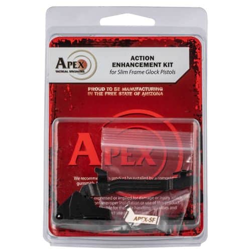 APEX TACTICAL SPECIALTIES 102117 Action Enhancement Trigger Kit Compatible with Glock 43, 43x, 48 Black Enhancement Drop-in Right APEX TACTICAL SPECIALTIES 102117 Action Enhancement Trigger Kit Compatible with Glock 43, 43x, 48 Black Enhancement Drop-in Right