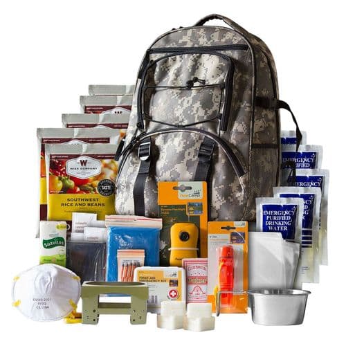 Wise Foods 01622GSG Emergency Supplies Five Day Survival Backpack Dehydrated/Freeze Dried Camo 32 Servings Wise Foods 01622GSG Emergency Supplies Five Day Survival Backpack Dehydrated/Freeze Dried Camo 32 Servings