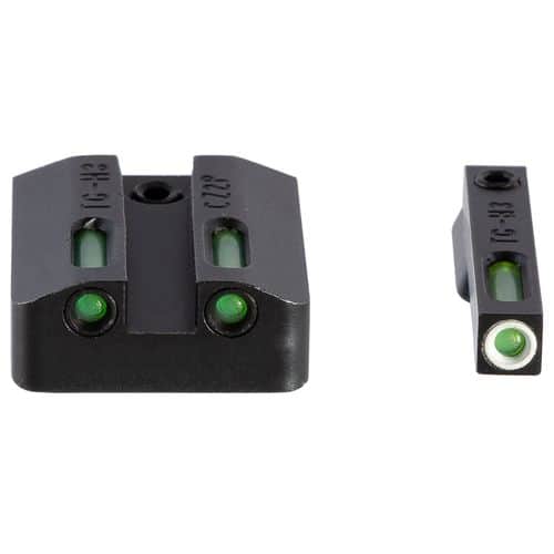 Truglo Brite-Site TFX Day/Night Sights CZ P10/10C Green Tritium w/White Outline Front Green Rear Black Truglo Brite-Site TFX Day/Night Sights CZ P10/10C Green Tritium w/White Outline Front Green Rear Black